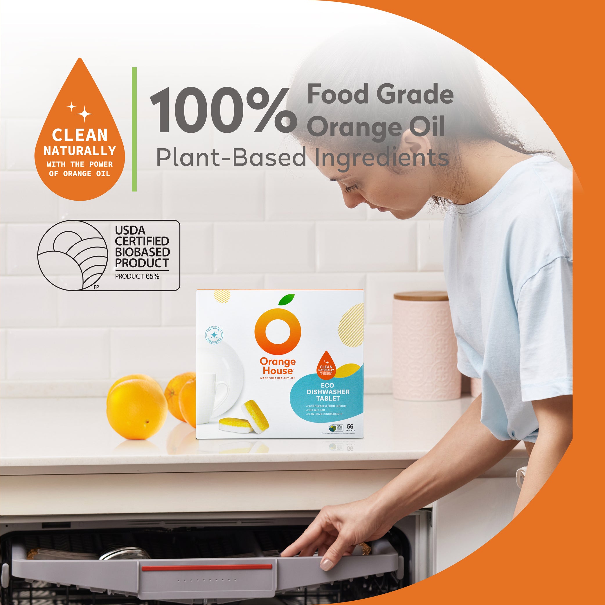Orange House Eco Dishwaher Tablet
