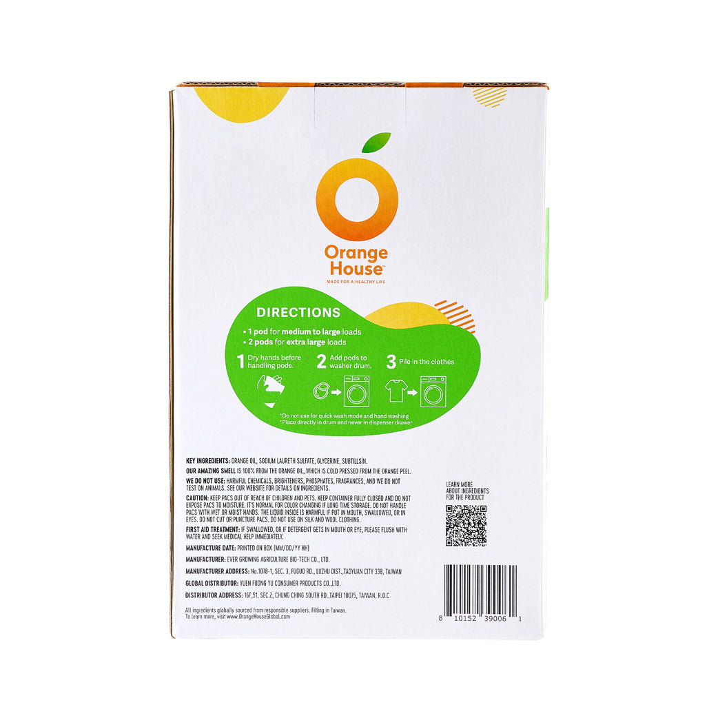 Orange House Eco Laundry Detergent Pods