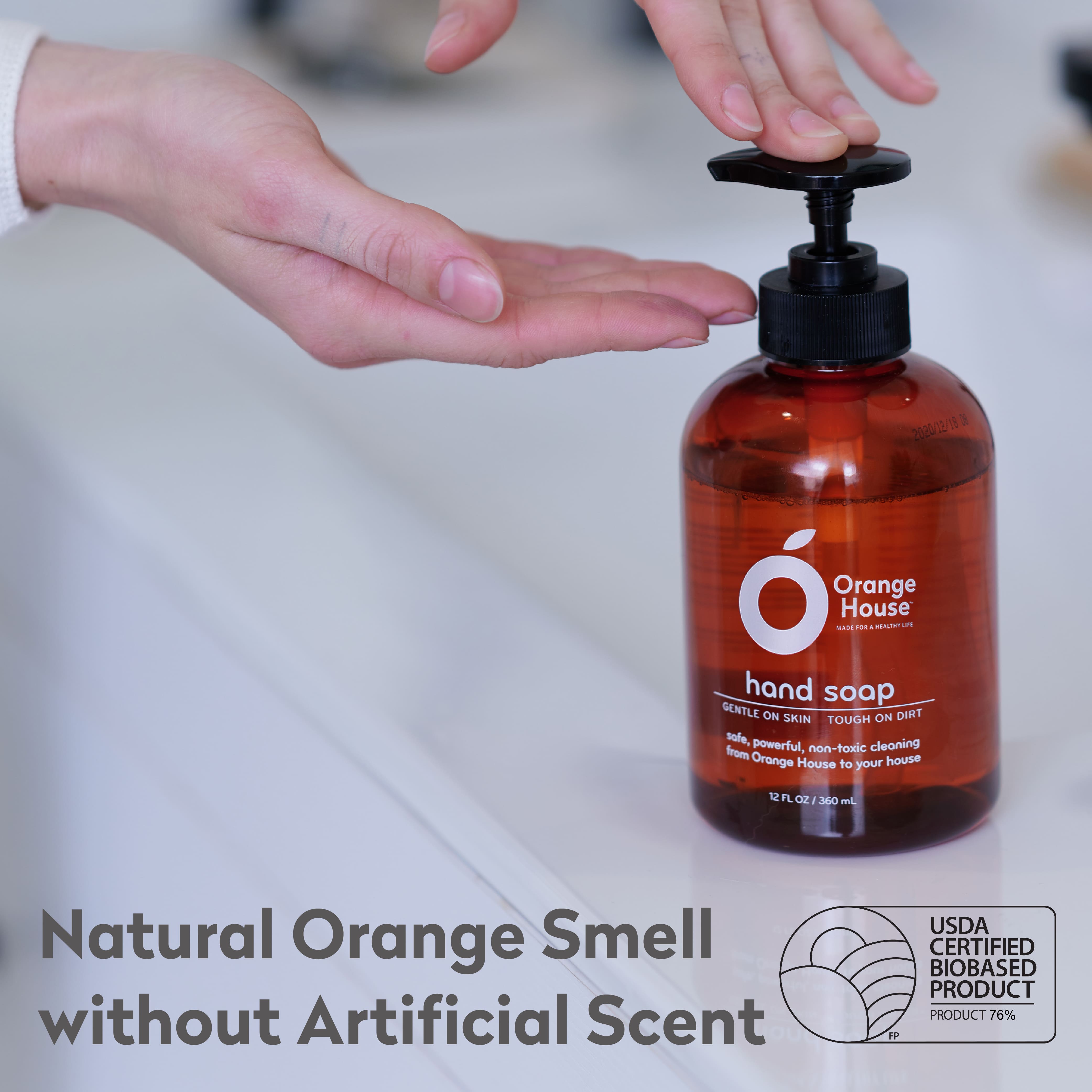 Orange House Natural Liquid Hand Soap 12 Fl Oz