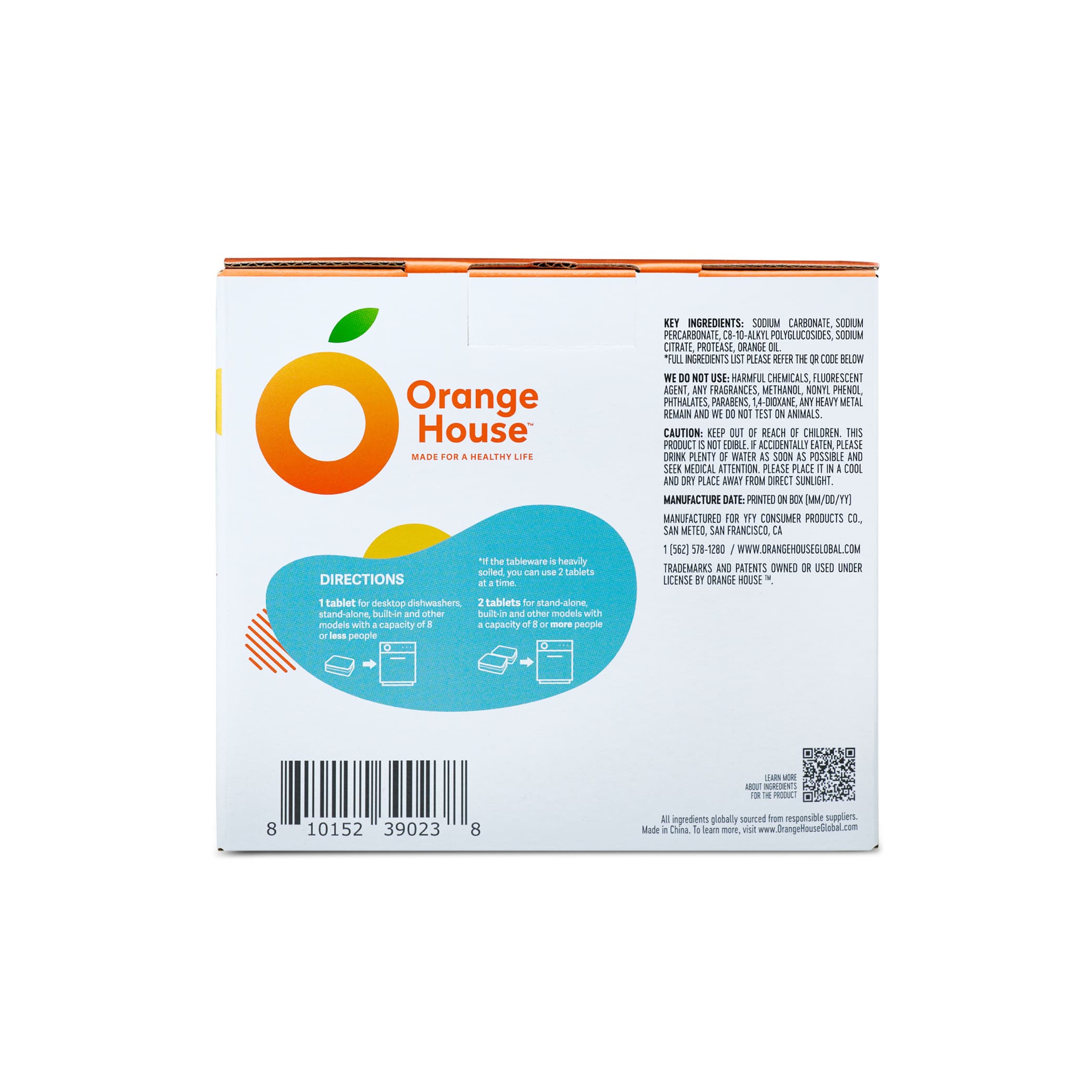 Orange House Eco Dishwaher Tablet