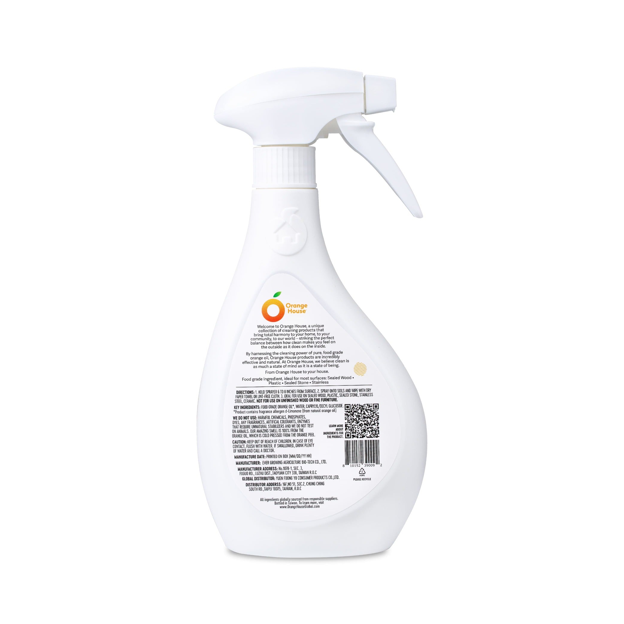 Orange House All Purpose Daily Cleaner 16.2 Fl Oz