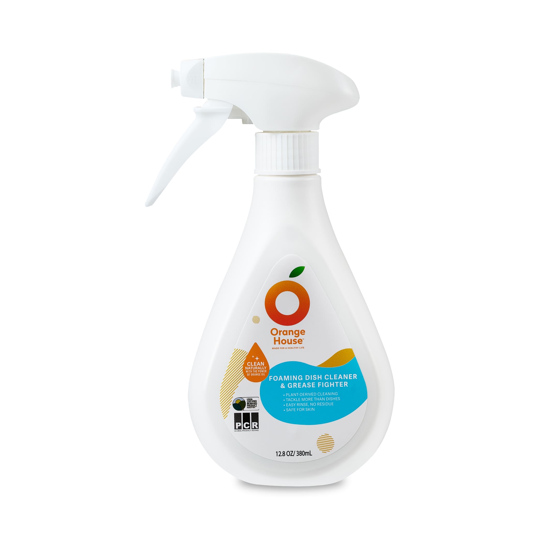 Orange House Foaming Dish Cleaner & Grease Fighter 12.8 Fl Oz