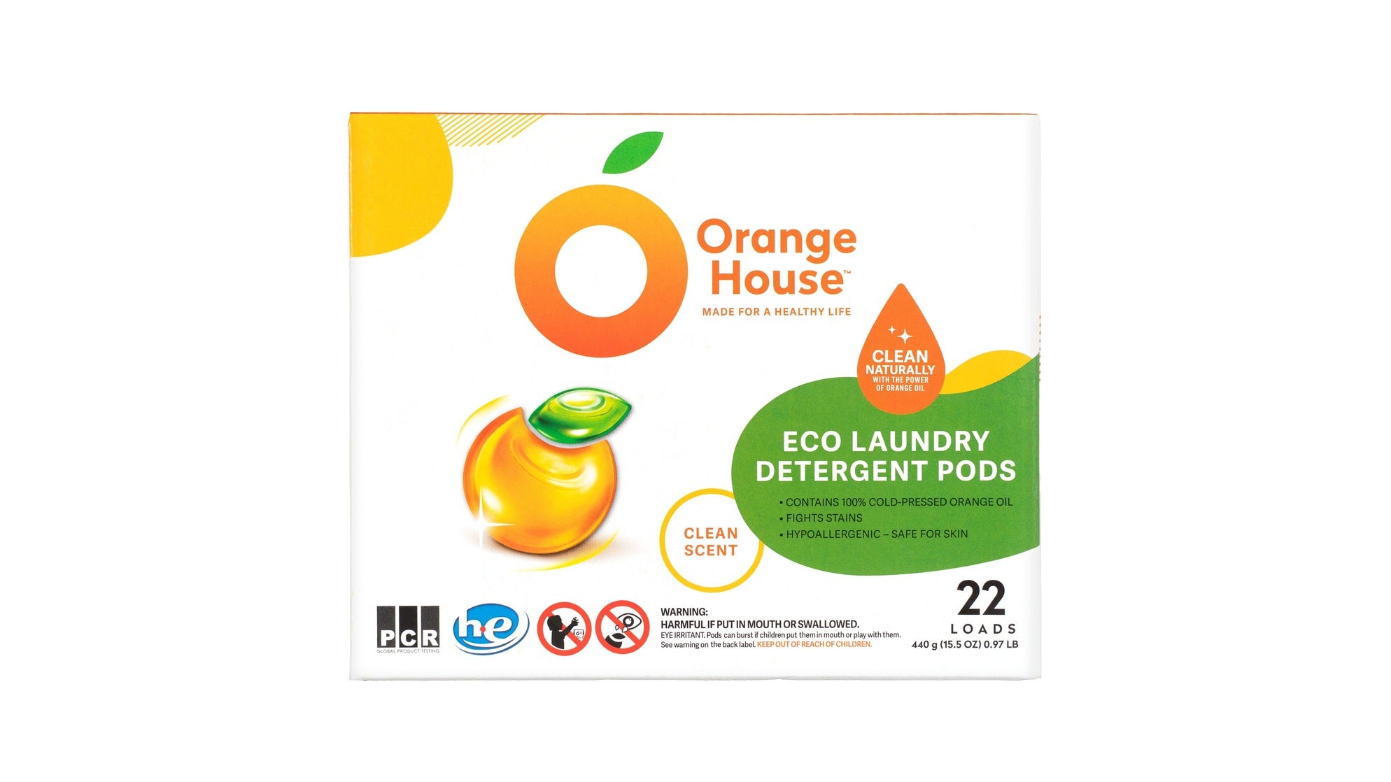 Orange House Eco Laundry Detergent Pods