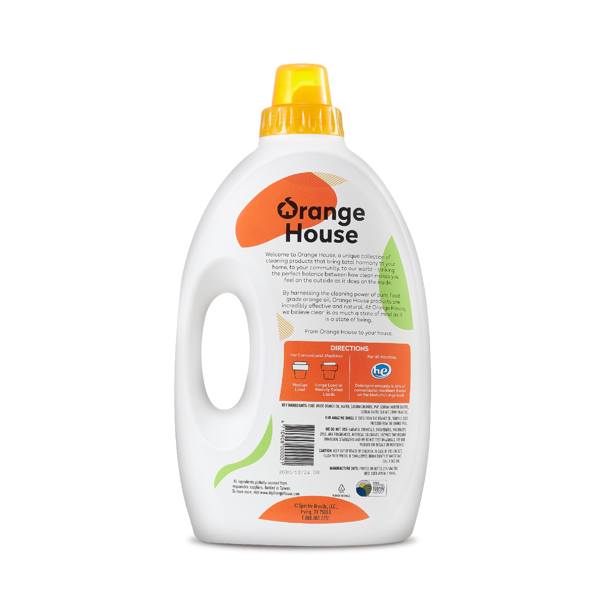 Orange House Liquid Laundry Detergent 135.3 Fl Oz