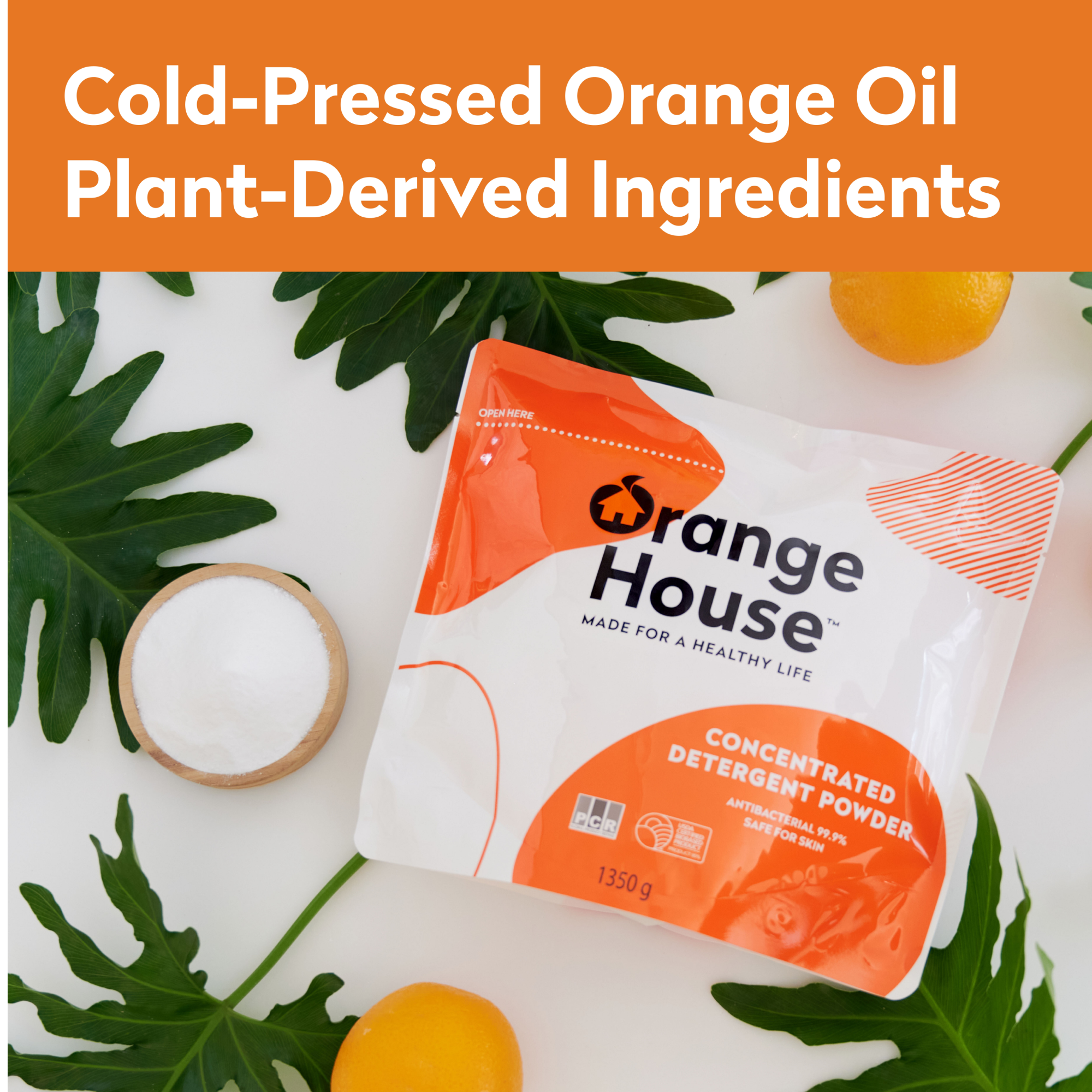 Orange House Concentrated Detergent Powder  1350 g